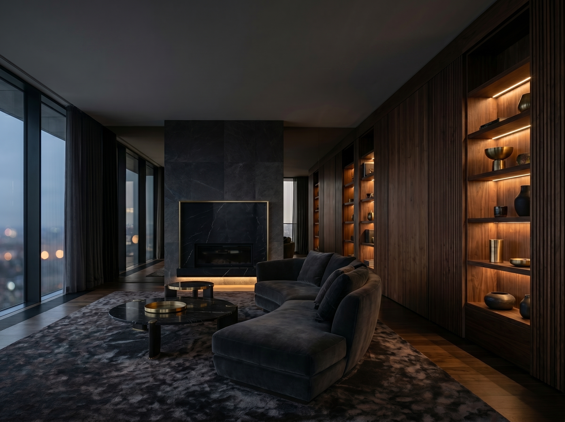 Oakline Interiors completed residential interior project