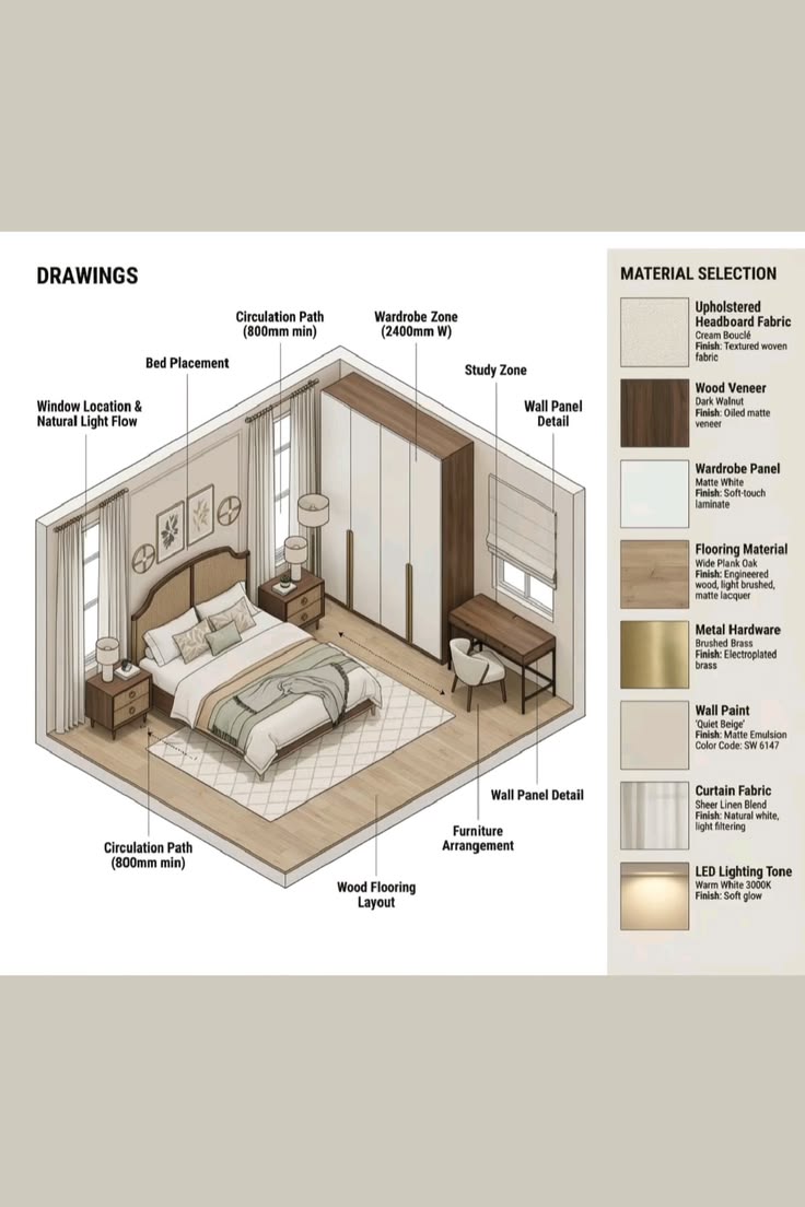 Luxury residential concept and 3D interior preview